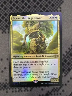 Double Masters 2022 Doran, the Siege Tower #201 NM FOIL - Image 1