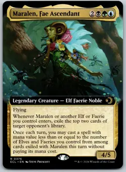 Maralen, Fae Ascendant (Extended Art) R Lorwyn Eclipsed 376 NM - Image 1