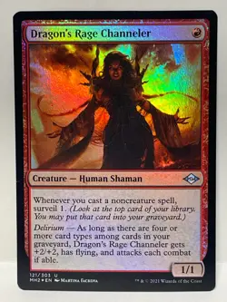 MTG Dragon's Rage Channeler 121 Modern Horizons 2 FOIL - NM - Image 1