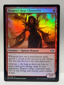 MTG Dragon's Rage Channeler 121 Modern Horizons 2 FOIL - NM - Image 3