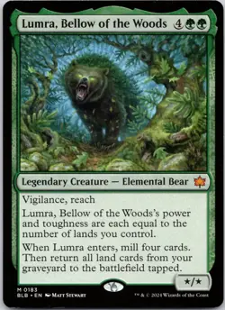 Lumra, Bellow of the Woods 183 Bloomburrow NM MTG - Image 1