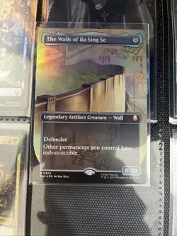 The Walls of Ba Sing Se. Borderless. M 0329 Mythic MTG Avatar The Last Airbender - Image 1