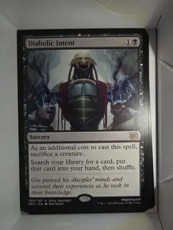 Magic The Gathering - Brothers' War - Diabolic Intent - 089/287 - Image 1