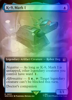 MTG Magic the Gathering K-9, Mark I (953/1448) Doctor Who LP FOIL- Surge - Image 1