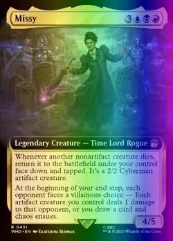 MTG Magic the Gathering Missy (431/1448) Doctor Who LP FOIL - Image 1