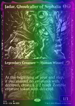 MTG Jadar, Ghoulcaller of Nephalia (315/553) Innistrad Midnight Hunt LP FOIL - Image 1