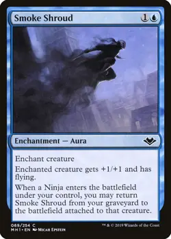 MTG Magic the Gathering Smoke Shroud (69/404) Modern Horizons NM - Image 1