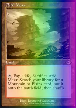 MTG Arid Mesa (436/767) Modern Horizons 2 LP FOIL- Etched Retro - Image 1
