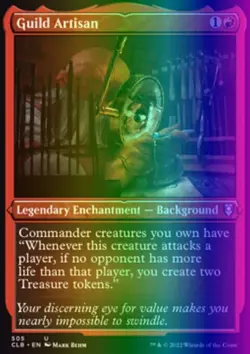 MTG Guild Artisan (505/1080) Commander Legends Battle for Baldur's Gate LP FOIL - Image 1