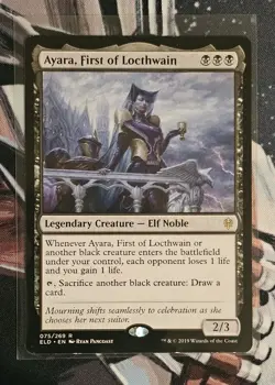 Ayara, First of Locthwain - Throne of Eldraine Magic The Gathering - Image 1