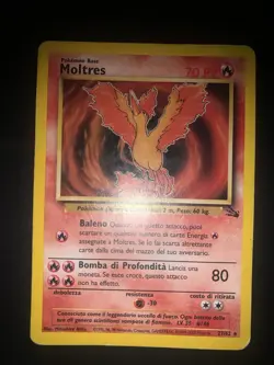 Carta Pokemon Moltres 27/62 Fossil Ita Italiano Rara - Image 1