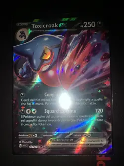 Pokemon Card Toxicroak Ex Scarlatto E Violetto Italiano Ita Near Mint 131/198 - Image 1