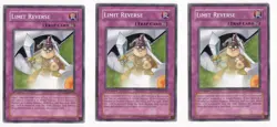 3 x Limit Reverse - LODT-EN063 - Common - 1st Edition Near Mint, English - Image 1