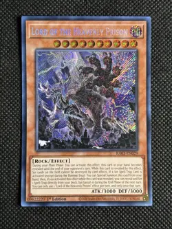 YuGiOh! Lord of the Heavenly Prison RA03-EN029 Secret Rare 1st Edition Near Mint - Image 1