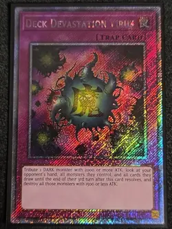 Yugioh! Deck Devastation Virus - RA03-EN150 - Platinum Secret Rare - 1st Edition - Image 1
