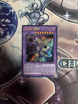 (AY) Yugioh Destiny HERO - Dystopia DESO-EN004 Secret Rare 1st Ed VLP - Image 1