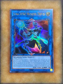 Yugioh Xtra HERO Wonder Driver BLC1-EN031 Ultra Rare 1st Ed GOLD NM - Image 1