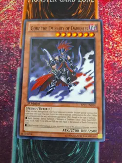 Yu-Gi-Oh! Gorz the Emissary of Darkness BP01-EN014 Rare 1st Edition Near Mint b2 - Image 1