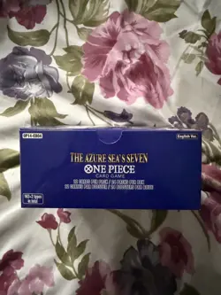 One Piece Card Game - OP14 The Azure Sea's Seven Booster Box UNSEALED IN HAND - Image 1