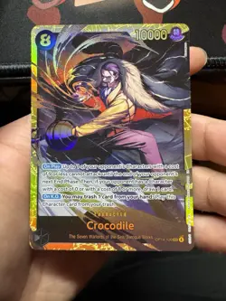 Crocodile OP14-120 (SEC) - The Azure Seas Seven - One Piece TCG - English - Image 1