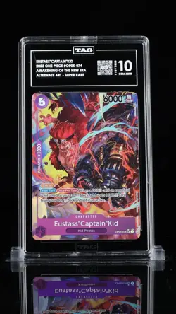 TAG 10 Eustass “Captain” Kid 2023 One Piece Awakening Of The New Era #74 Alt Art - Image 1