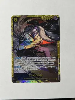Crocodile -OP14-120 SEC One Piece TCG The Azure Sea's Seven Foil - Image 1