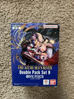 One Piece [OP-14 EB-04] The Azure Sea's Seven Double Pack Set 9 Display English - Image 1