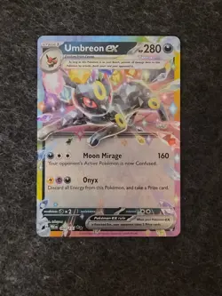 Pokemon TCG Umbreon EX 60/131 Double Rare Prismatic Evolutions Card - Image 1