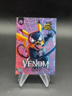 Venom Pikachu Cosplay Set 2025 Pokemon Chase Card E23 - Image 1