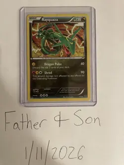Pokemon TCG Rayquaza Dragon Vault Holo Rare Card 11/20 2012 - Image 1