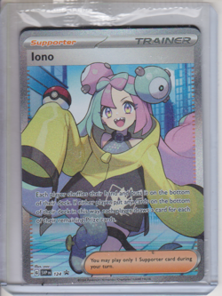 Pokemon Iono - 124 - Scarlet & Violet Promo Card (SVP) Still in Sealed Package - Image 3