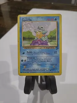 Squirtle Pokemon Card (Basic) 63/102 1995-1998 - Image 1