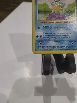 Squirtle Pokemon Card (Basic) 63/102 1995-1998 - Image 5