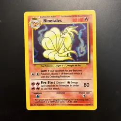 Ninetales 12/102 Holo 1999 Base Set Pokemon Card TCG LP - Image 1
