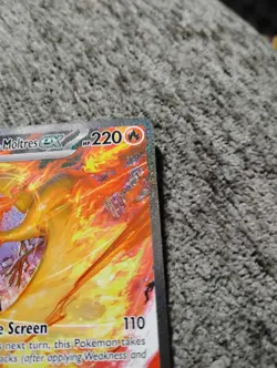 Pokemon TCG Team Rockets Moltres EX Holo Card 229/182 Sir Destined Rivals - Image 3