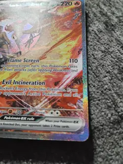 Pokemon TCG Team Rockets Moltres EX Holo Card 229/182 Sir Destined Rivals - Image 5