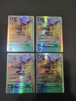 Digimon TCG Beginning Observer Super Rare Paildramon Card BT16-025 Playset - Image 1