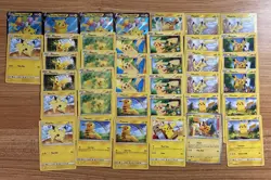 Pikachu Pokemon TCG Card Lot (38 Total) - Image 1