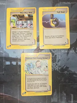 Moo-Moo Milk, Full Heal, Profess Elm Train Method 3-Card Expedition Base Lot - Image 1