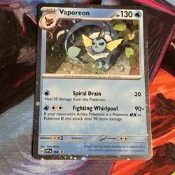 Vaporeon - 168 (Cosmos Holo) 168 Sv: Scarlet & Violet Promo Cards Holo - Image 1