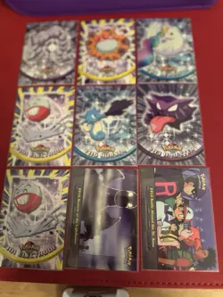 Topps Pokemon Trading Cards Bundle blue label 17 cards NM - Image 1