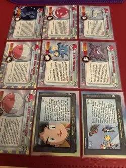 Topps Pokemon Trading Cards Bundle blue label 17 cards NM - Image 2