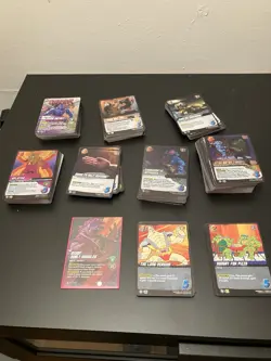 Universus TMNT TCG CCG Characters Retro Mutant Mayhem 300 plus card lot Bebop - Image 1