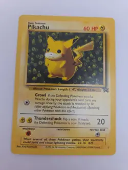 1995 Pikachu 01/53 Wotc Promo Regular Pokemon Card - Image 1