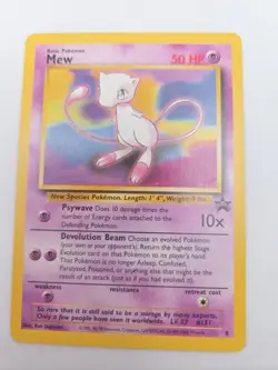 1995 Mew 8 Wotc Promo Regular Pokemon Card Mint Condition - Image 1