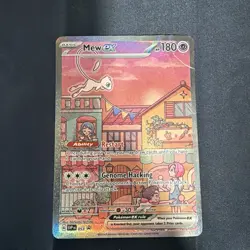 Pokemon Card Mew Ex 053 Black Star Promo Scarlet Violet Pokemon 151 UPC DMG - Image 1