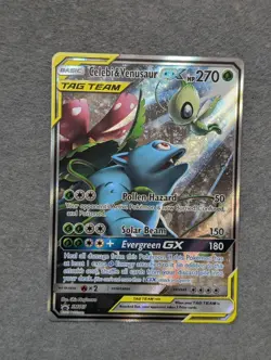 Celebi & Venusaur GX SM167 Sm Pokemon Card Holo-Mint - Image 1