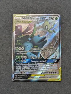Celebi & Venusaur GX SM167 Sm Pokemon Card Holo-Mint - Image 2