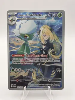 Pokemon TCG Cynthia's Roserade IR Destined Rivals Card 184/182 NM Condition - Image 1