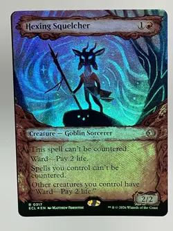 Hexing Squelcher - Showcase - FOIL - Lorwyn Eclipsed NM - MTG Magic - Image 3